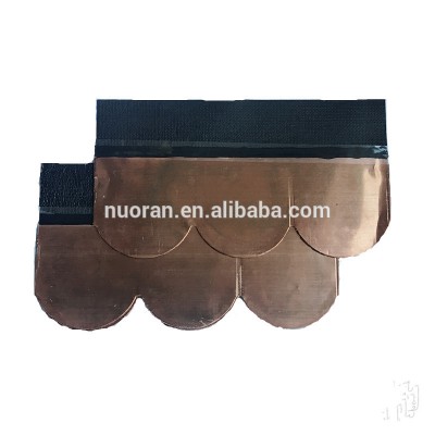 ISO Certificate Cooper Materials Colorful stone coated metal roof tile