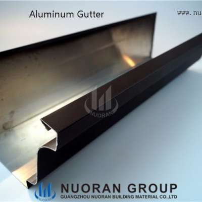 K style high quality aluminum roof gutter accessories