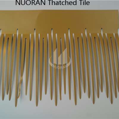 China supplier Nuoran  cottage aluminum thatch roofing,synthetic thatch roof tile